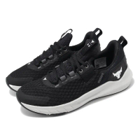 【UNDER ARMOUR】訓練鞋 Project Rock BSR 4 男鞋 黑 灰 緩衝 巨石強森 多功能 運動鞋 UA(3027344001)