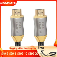 CAMVATE High Speed 8K HDMI 2.1 Cable With Gold Connectors &amp; Braided Nylon Made For Laptop/ Monitor/ Xbox One/PS5/8K TV (3m Long)