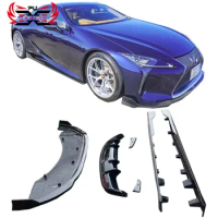 Perfect Fitment For Lexus LC500 LC500H Dry Carbon Fiber Front Bumper Lip Front Splitter Rear Diffuser Side Skirts Bodykit