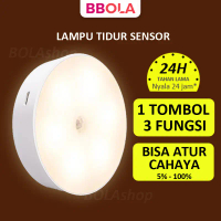 [BBOLA] Lampu Tidur Sensor Gerak Smart LED Lemari Tangga Emergency Baterai Kuning Putih