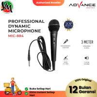 Microphone ADVANCE MIC-884 Mic Karaoke Profesional Dynamic Microphone Kabel Jack Besar 6,5MM Garansi