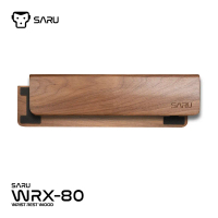SARU WRIST REST WOOD WRX-80 ที่รองข้อมือ ขัดผิวมาเป็นอย่างดี เพิ่มความสบายในการใช้งาน คําแนะนําการขา