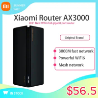New Original Xiaomi Router AX3000 5GHz Router Mesh WIFI6 Full Gigabit Mesh WiFi Repeater 4 Antennas Network Extender Mesh Router
