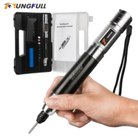 TUNGFULL Electric Drill Engraving Tool Home DIY Drill Machine Mini Drill Wireless Power Tool Engraving Pen Grinding Polishing