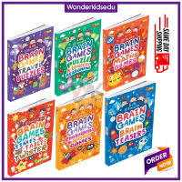 Ultimate Brain Games Crossword Puzzle Book Brain Teasers Travel Puzzles Words Games Maths Games Time
