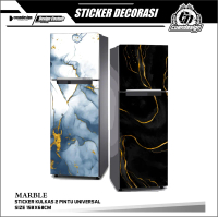 STIKER KULKAS 2 PINTU STANDARD STICKER MOTIF MARBEL LUCU ANTI AIR LEM KUAT TAHAN BERTAHUN TAHUN