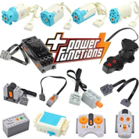 New Technical Strengthen Motor Parts Building Blocks Power Function PF Model Sets Compatible Tarin Accessories High-tech Bricks