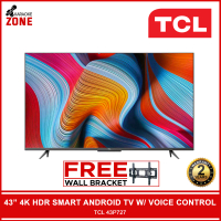 TCL 43p727 43 inch Smart Android TV / 4K HDR Dolby Vision Android hands-free TV/voice control/TCL 43 inch Smart Android LED TV/Tcl
