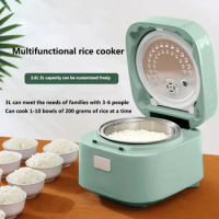 Rice Cooker Household Multi-Function Reservation 2.6L Rice Cooker Stainless Steel Double-Liner Rice Cooker Small Appliances For