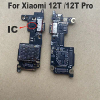 For Xiaomi 12T / 12T Pro 5G USB Charging Dock Connector Board Port Charger Flex Cable Replacement Parts MI With IC High Quality