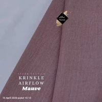 [0.5 METER] [AIRFLOW] Kain Katun Rayon Krinkle Polos / Rayon Crinkle Premium - Cey Airflow Original 