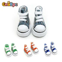 1Pair Innovative And Practical 3.5cm Doll Mini Shoes For Russian Doll 1/6 Sneakers Shoes Boots Finger Dance Toy Canvas Shoes