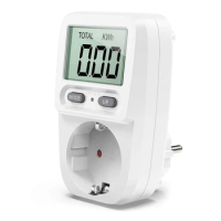 Energy Cost Meter Power Cost Meter Power Meter With LCD Screen Overload Protection Maximum Power EU Plug
