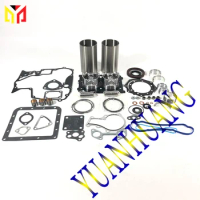 2D94 Engine Rebuild Kit Overhual Repair Gasket Set For Komatsu Tractor Liner Piston Ring Bearing