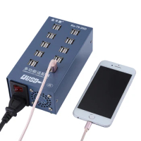 KAISI 220V 20 Port USB Fast Charger for iPhone iPad Samsung Repair Tools Mobile Phones Ferramentas Herramientas
