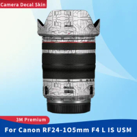 For Canon RF24-105mm F4 L IS USM Decal Skin Vinyl Wrap Film Lens Body Protective Sticker Protector Coat