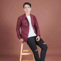 Kemeja Semi Parka || Jaket Parka Cowok best seller Kancing