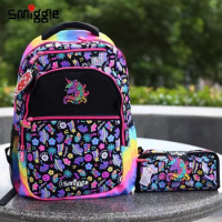 Genuine Australian Smiggle Backpack Student Stationery Children's Cool Unicorn Large Capacity Backpack Pencil Case Student Gift