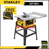 Mesin Meja Potong 10\ 1800W Table Saw 10inch STANLEY SST1801 SST 1801"