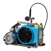 DMC air compressor for diving 2.2kw 200/300bar high pressure paintball pump/scuba