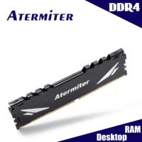 Atermiter Ram ddr4 PC3 heat sink PC4 DDR3 4GB 8GB 16GB computer memory 2133MHz 2400MHz 2666MHz 3200Mhz desktop udimm non ecc