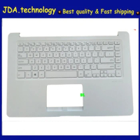 MEIARROW New/org for ASUS Pro15 S15 A510 S5100UF U5100UQ F510UQ X510UR palmrest US keyboard upper cover,White