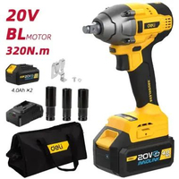 Deli Mesin Bor Impact Baterai / Lithium-ion Impact Wrench 20V EDC230