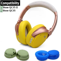 Soft Silicone Case for Bose QuietComfort QC35 II Headphone Sweatproof Reusable Cover Skin for Bose QC35 Headphone Ear Pads