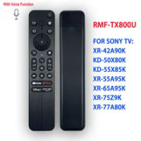 New Bluetooth Voice Remote Control RMF-TX900U for Sony Smart TV Fit XR-42A90K KD-50X80K KD-55X85K XR-55A95K XR-65A95K XR-75Z9K