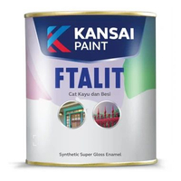 Cat Kayu dan Besi Kansai Paint Ftalit 1 kg Hitam Doff