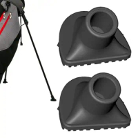 Universal 2pcs Golf Bag Feet Replacement Golf Bag Stand Rubber Feet Replace For Golf Bag Stand Golf Bag Replacement Supplies