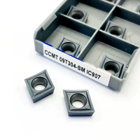 CCMT09T304 SM IC907 CCMT09T308 SM IC907 IC908 Internal Turning Tool Carbide Insert CCMT 09T304 CNC Parts
