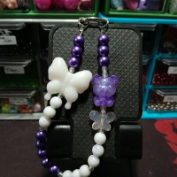 Gantungan HP/Strapphone Manik dengan Hiasan Lucu