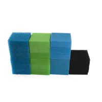 The Set of Compatible Aquarium Filter Sponge for Juwel Compact / BioFlow 3.0 (6 x Fine, 6 x Coarse, 6 x Nitrate, 6 x Carbon)