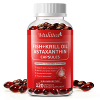 MULITTEA Astaxanthin 10mg Extra Strength Haematococcus Pluvialis Microalgae and has naturally occurr