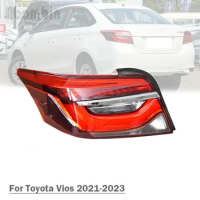 Auto Rear Bumper Light Brake Lamp Cover Brake Back Light Housing Tail Lamp For Toyota Vios 2021 2022 2023