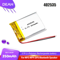 402535 042535 3.7V 350mAh Lithium Polymer Lipo Rechargeable Battery For MP3 MP4 GPS DVD Smart Watch Bluetooth Earphone Speaker