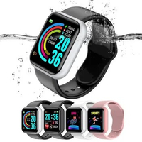 Intelligent Reloj Smartwatch Y68 Smart Bracelet Health Fitness Tracker Wristband D20 Smartwatch