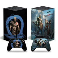 God Of War For Xbox Series X Skin Sticker For Xbox Series X Pvc Skins For Xbox Series X Vinyl Sticker Protective Skins 4