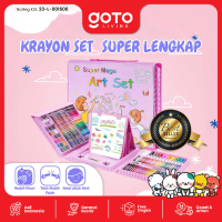 (Best Deal) Goto [COD] Chromi Crayon Krayon Pensil Warna Set Kerayon Lengkap 150 208 Pcs