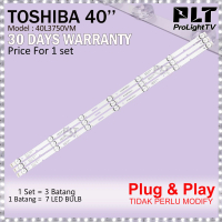 40 inch lampu tv 40L3750VM TOSHIBA 40\ LED TV BACKLIGHT 40L3750"