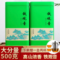 新茶特級安溪鐵觀音濃香型烏龍茶葉春茶1725散裝禮盒裝500g