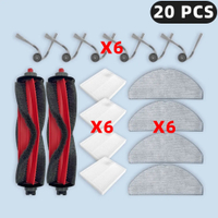 ใช้งานร่วมกับ Roborock Q7 TF | Q7 TF พลัส | อะไหล่ Q7 TF+ อุปกรณ์เสริม แปรงหลัก แปรงข้าง ถุงเก็บ