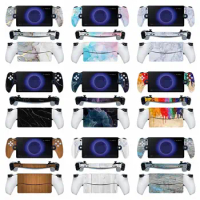 Scratch Resistant Handheld Console Skin Game Accessories PVC Protective Film Multiple Patterns for Playstation 5 Portal