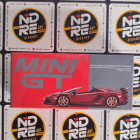 Diecast MiniGT Lamborghini Aventador SVJ Roadster Rosso Efesto