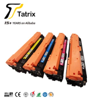 Tatrix 307A CE740A CE741A CE742A CE743A Premium Remanufactured Laser Color Toner Cartridge for HP Laserjet CP5225 Printer