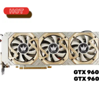 GALAXY GTX 960 2GB Video Card GPU 128Bit GDDR5 Graphics Cards For NVIDIA Original GeForce GTX960 2GD5 GM206 PCI-E X16 Hdmi Dvi