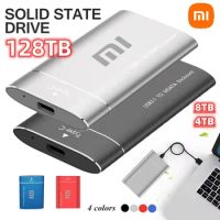 2023 NEW Xiaomi Portable SSD 128TB External Mobile Solid State Drive Type-C High Speed 4TB 8TB Hard Drive Laptop Hard Drive