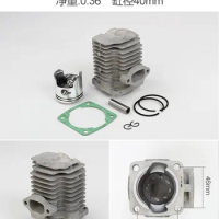Chinese 1E40F-6 cylinder set replacement fit ROBIN NB411 Brush cutter grass trimmer cylinder dia 40mm