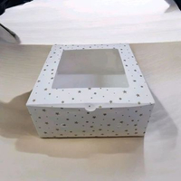Box/ Dus Ivory Putih Bintang 25x25x12cm